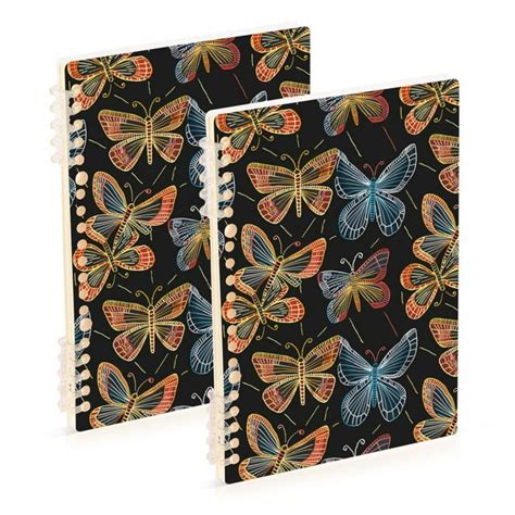 2 Pcs Spiral Notebooks 60 Sheets 120 Pages A5 Journal Notepad 83x57