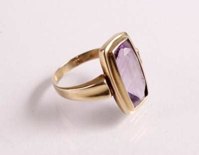 Amethyst Damenring Schmuck Kunst Antiquit Ten