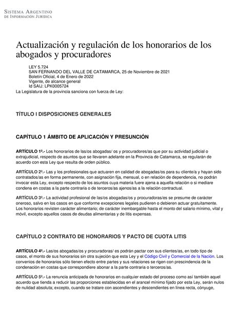 Actualización Honorarios Abogados Actualización Y Regulación De Los