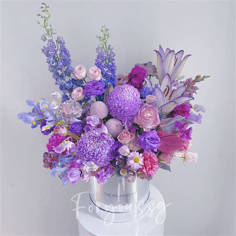 Purple Theme Flower Box