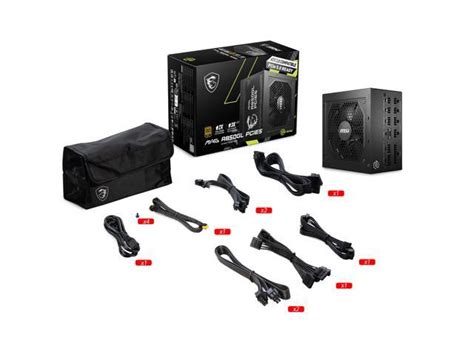 Msi Mag A Gl Pcie Gold Fully Modular Gaming Psu Vhpwr