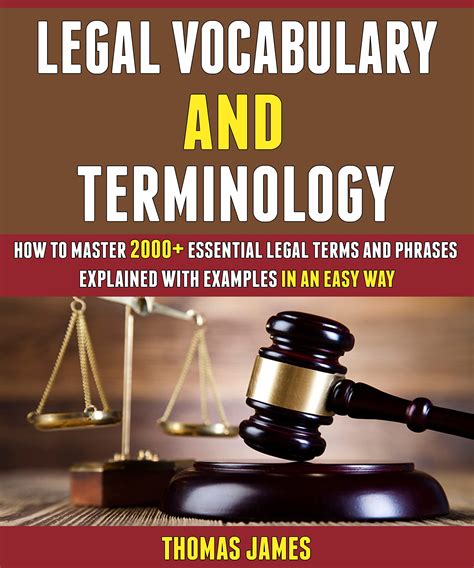 Buy Legal Vocabulary And Terminology How To Master Essential