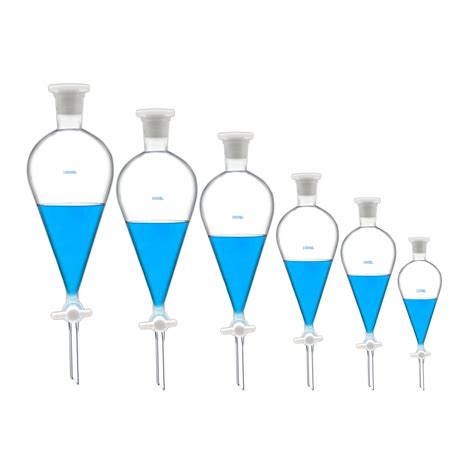 Buy Borosilicate Glass Ml Separating Funnel Heavy Wall Conical