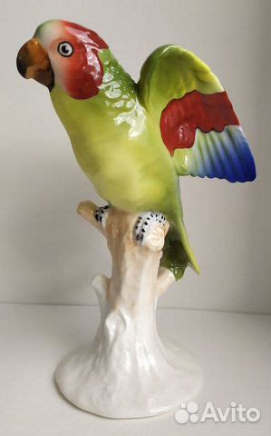 Статуэтка фарфор Попугай 20 см купить в Москве с доставкой | Хобби и ...