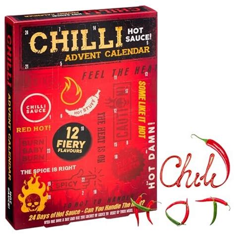 Chili Hot Sauce Advent Calendar Days Of Hot Sauce Christmas