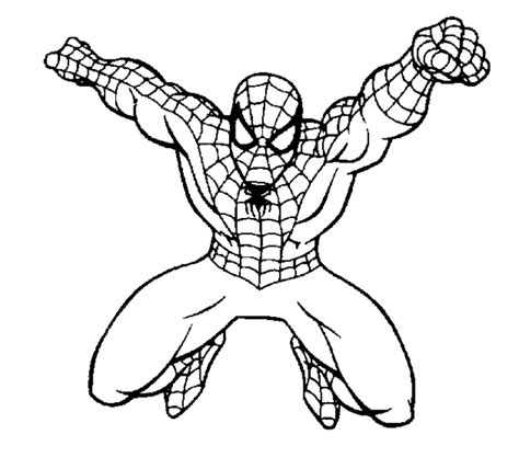 Spiderman 78656 Superhéroes Dibujos para Colorear e Imprimir Gratis