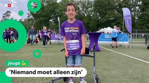 Thomas Wandelt Om Op Te Komen Voor Kinderen Met Een Beperking YouTube