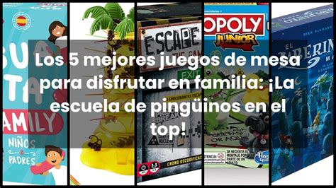 ESCUELA DE PINGUINOS JUEGO DE MESA YouTube