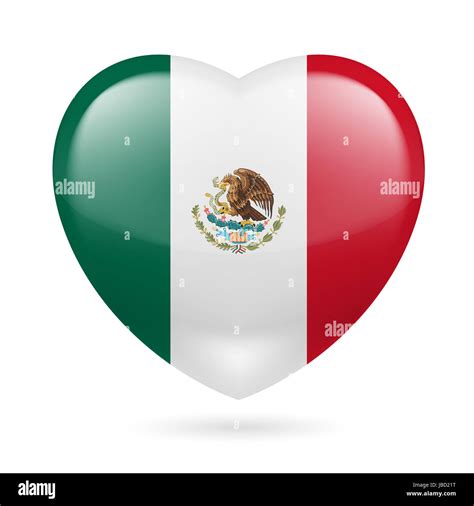 Heart with Mexican flag colors. I love Mexico Stock Photo: 144731156 ...