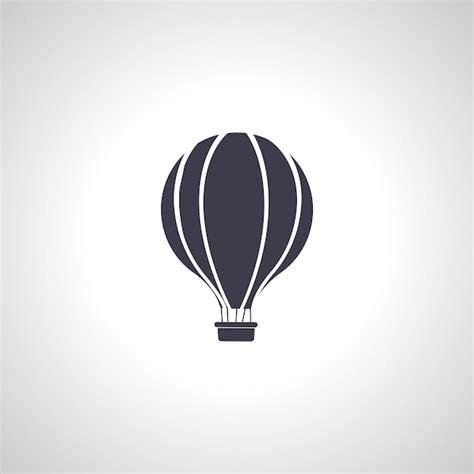 Premium Vector Hot Air Balloon Isolated Icon