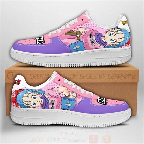 Hot Bulma Custom Anime Dragon Ball Naf Nike Air Force Shoes Boxbox Branding Luxury T Shirts