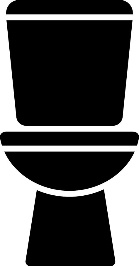 Glyph illustration of toilet icon. 25078625 Vector Art at Vecteezy