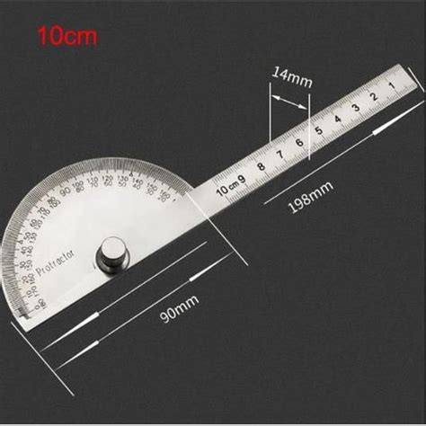 Cm Rapporteur Multifonction R Glable En Acier Inoxydable