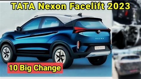 10 Big Change In Tata Nexon Facelift 2023 YouTube