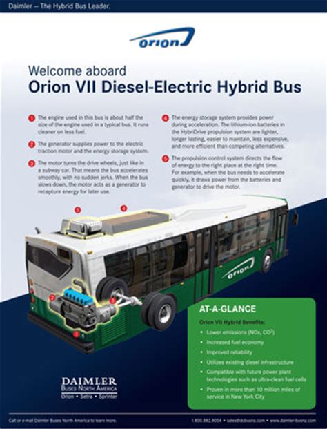 Daimler Pushes On With More Than 3,000 Orion VII Hybrid Bus Orders In