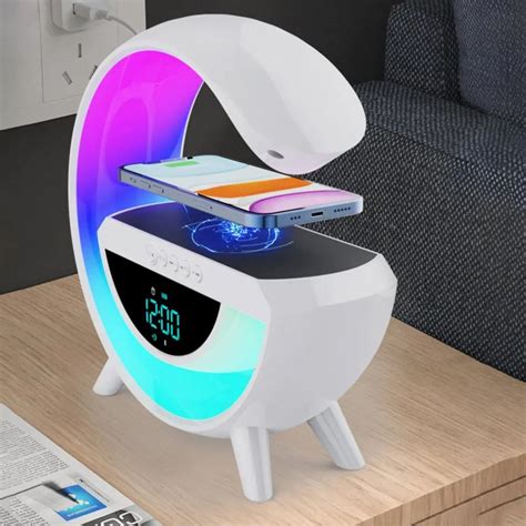 Wholesale Led Alarm Clock Bluetooth Speaker With Wireless Charger