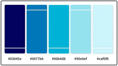 What is the RGB code for the blue color palette?