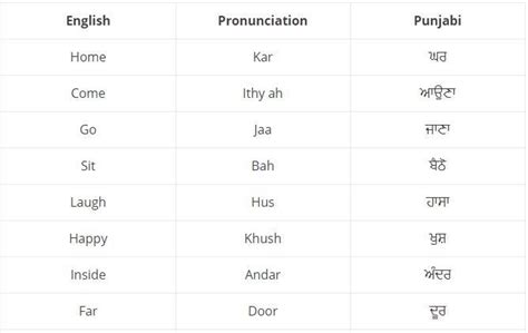 50 Basic Punjabi Words And Phrases — Useful Guide By Ling Learn