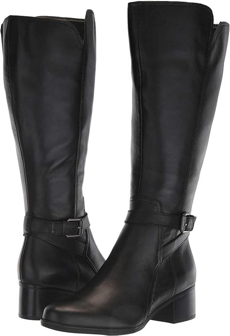 Naturalizer Womens Demetria High Shaft Knee Boot Black Size 65 Zkad