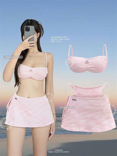 C S N T I Hn Set Bikini N Che B Ng I Bi N M U Xanh H Ng Cao C P P Quy N R Sang Tr Ng