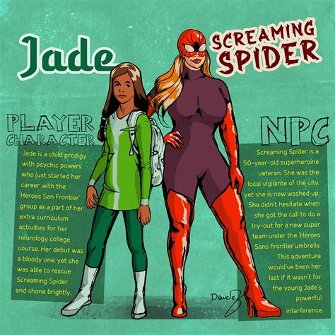 [oc} A Hero And Her Extra Jade And The Screaming Spider Savage World