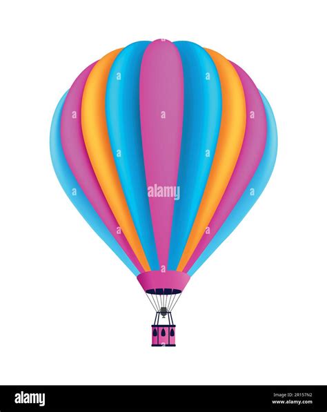 Colorful Air Balloon Stock Vector Image Art Alamy