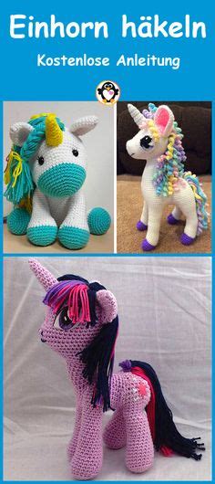 Mit dieser gratis Häkelanleitung kannst du ein Amigurumi Einhorn