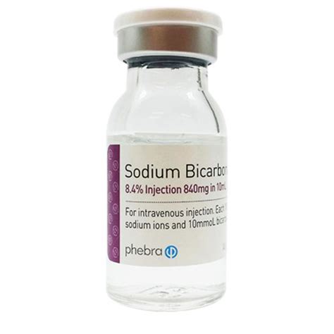 Sodium Bicarbonate For Injection 84 10ml Vial 25tray Exela Rx