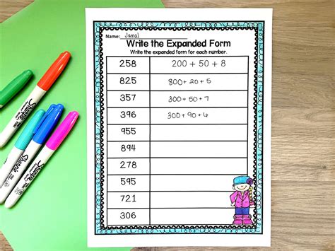 Practicing Expanded Form - Teaching Second Grade