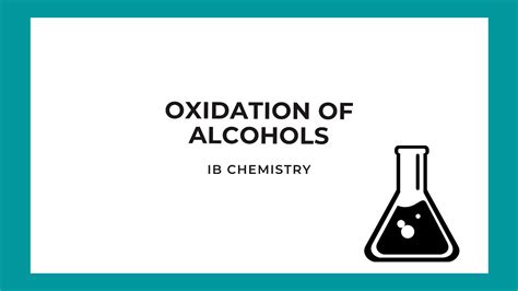 IB Chemistry Oxidation Of Alcohols YouTube