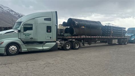 Central Oregon Flatbed Trucking 79 Shingles To SLC Pipe To Eugene OR