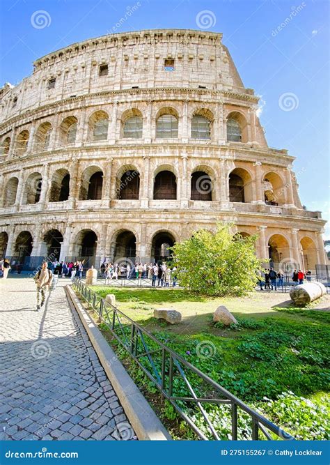 Rome, Italy - 11 17 2022 - the Historic Ruins of the Colosseum in Rome ...