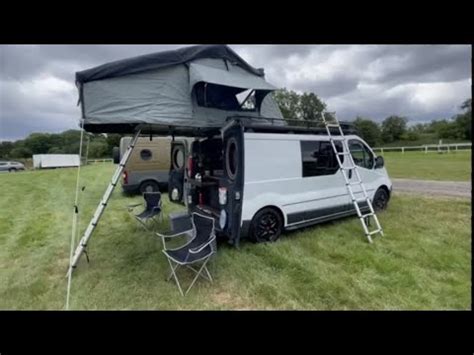 Renault Trafic Campervan With Overland Roof Tent Stratford Race Course