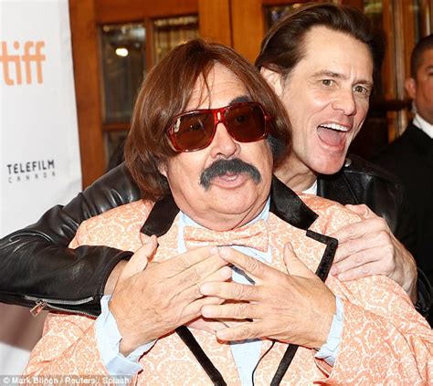 Jim Carrey kisses Tony Clifton impersonator at TIFF | Daily Mail Online