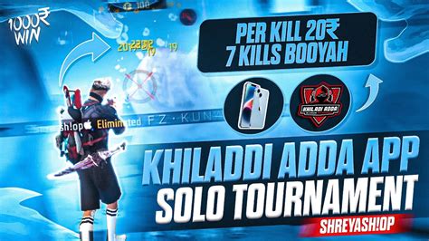 Solo Tournament Gameplay 1 Kill 20 2 Kill 40 3 Kill 60