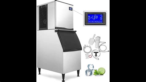 Ice Maker Vevor 110v Commercial Ice Maker 550lbs24h With 350lbs Bin