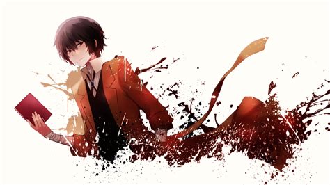 Osamu Dazai Hd Wallpaper Bungou Stray Dogs Anime Art By Yukisa