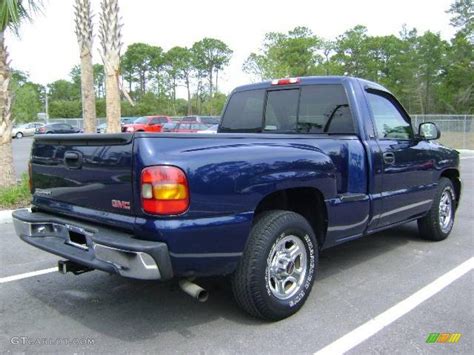 2000 Indigo Blue Metallic Gmc Sierra 1500 Sl Regular Cab 7479660 Photo