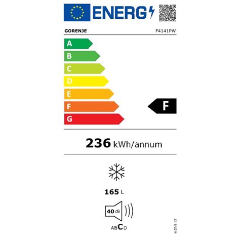 GORENJE F4141PW Fagyasztószekrény - Konyhaluxnet Webáruház