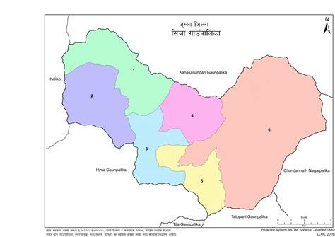 Map of Sinja Rural Municipality, Jumla, Nepal – Nepal Archives