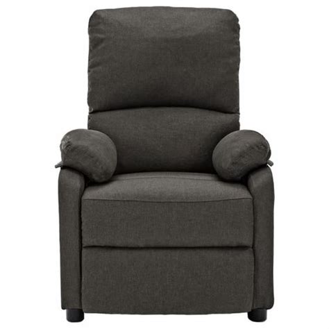 Omabeta Fauteuils Fauteuil Inclinable Gris Fonc Tissu M