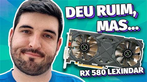 Placa de vídeo DEFEITO do Aliexpress A Lexindar RX 580 2048SP