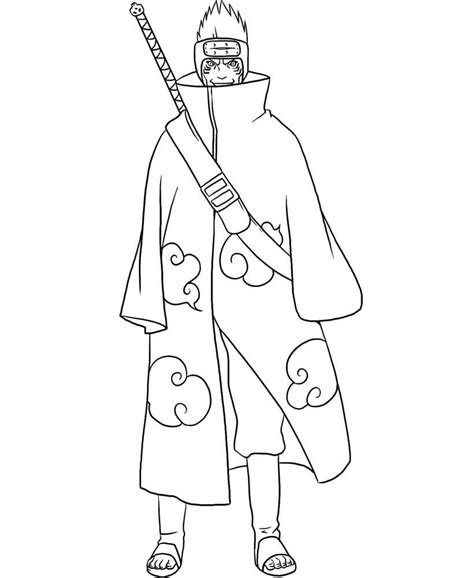 Naruto Coloring Pages Akatsuki Latest Free Coloring Pages Printable