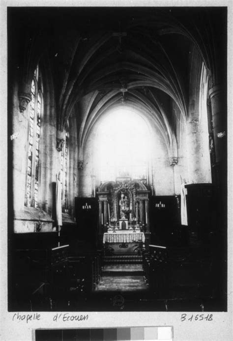 Eglise Saint Acceul Photographie ancienne du collatéral nord avec le