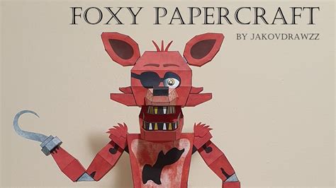 Tutorial De Foxy Papercraft Fnaf Youtube