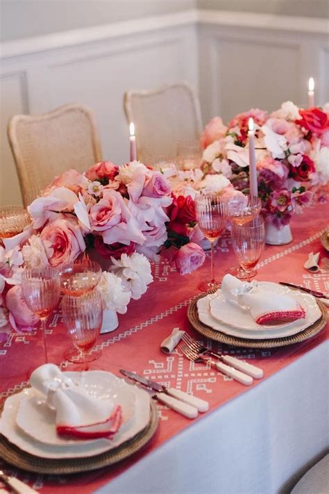 Pretty In Pink Adorn Your Table With Gorgeous Flowers And Pair Your