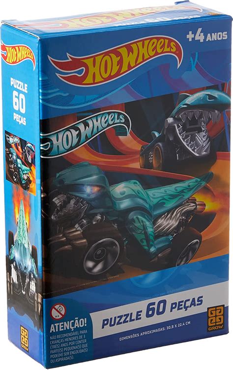 Quebra Cabe A Puzzle Pe As Hot Wheels Grow