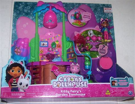 Nib Gabbys Dollhouse Transforming Garden Treehouse Kitty Fairy