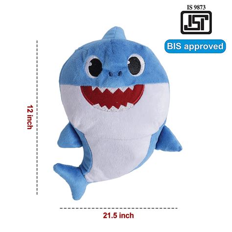 Baby Shark Plush Sing and Light up Plush Toy For Kids 1 Years and Above ...