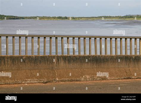 View Of St Lucia Estuary Over The R618 Bridge Entering St Lucia